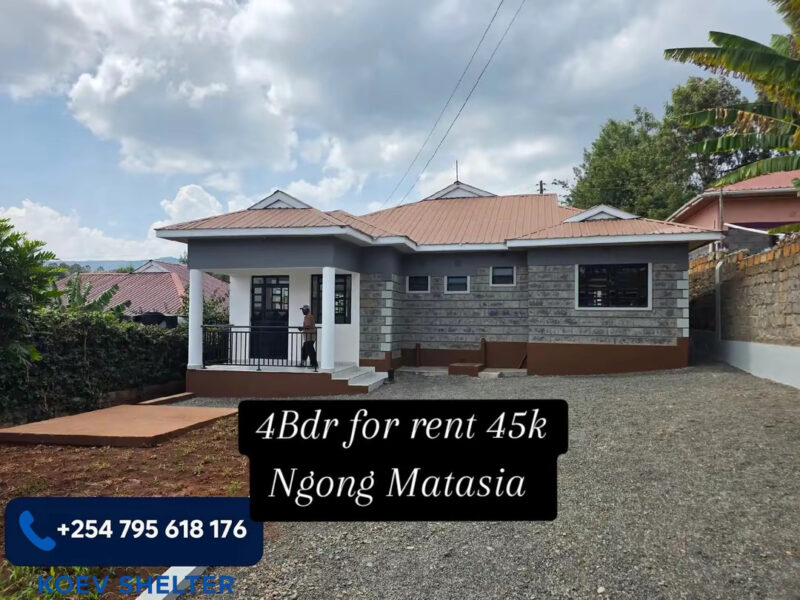 4Bdr to rent Ngong Matasia